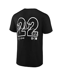 Round21 Big Boys and Girls A'ja Wilson Black Las Vegas Aces Player Signature Name Number T-Shirt