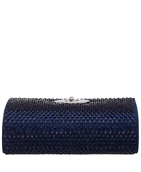 Nina Large Crystal Encrusted Flap Crossbody Bag