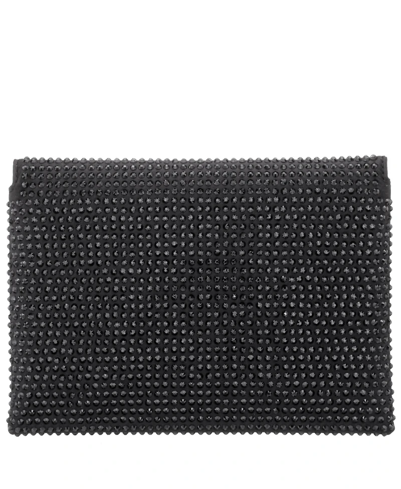 Nina Crystal Encrusted Square Envelope Clutch
