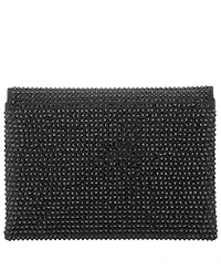 Nina Crystal Encrusted Square Envelope Clutch