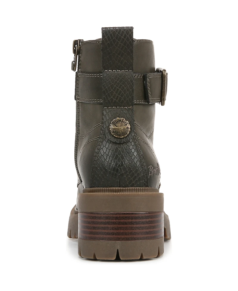 Blowfish Malibu Women's Jagger Lace Up Lug Sole Booties