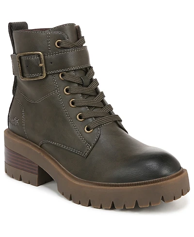 Blowfish Malibu Women's Jagger Lace Up Lug Sole Booties