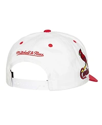 Mitchell & Ness White St. Louis Cardinals Cooperstown Collection Tail Sweep Pro Snapback Hat