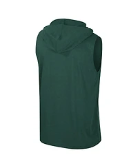 Colosseum Men's Green Michigan State Spartans Varsity Sleeveless Hoodie Tank Top