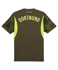 Puma Men's Olive Borussia Dortmund 2024/25 Replica Short Sleeve Goalkeeper Jersey