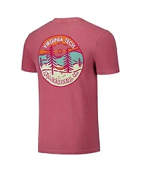 Image One Men's and Women's Maroon Virginia Tech Hokies Scenic Comfort Colors T-Shirt