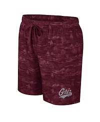 Colosseum Men's Maroon Montana Grizzlies Ozark Swim Shorts