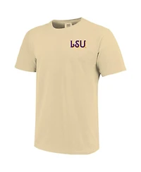 Image One Big Boys and Girls Cream Lsu Tigers Hyperlocal Comfort Colors T-Shirt