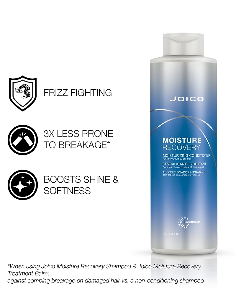 Joico Moisture Recovery Moisturizing Conditioner For Dry Hair, 33.8 oz.