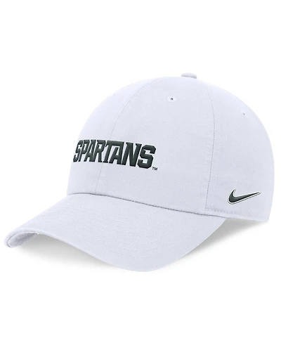 Nike Men's White Michigan State Spartans 2024 On-Field Club Adjustable Hat