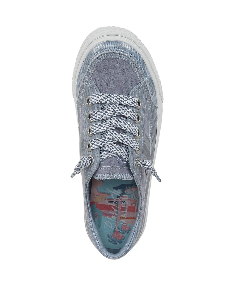 Blowfish Malibu Women's Alex Lace Up Sneakers - Fabric/Faux Leather
