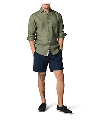 Rodd Gunn Men's Coromandel Linen Long Sleeve Slim Fit Shirt
