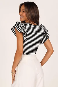 Petal and Pup Womens Martina Ribbed Top