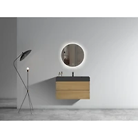Streamdale 36" Natural Oak Vanity w/ Sink & Ample Storage