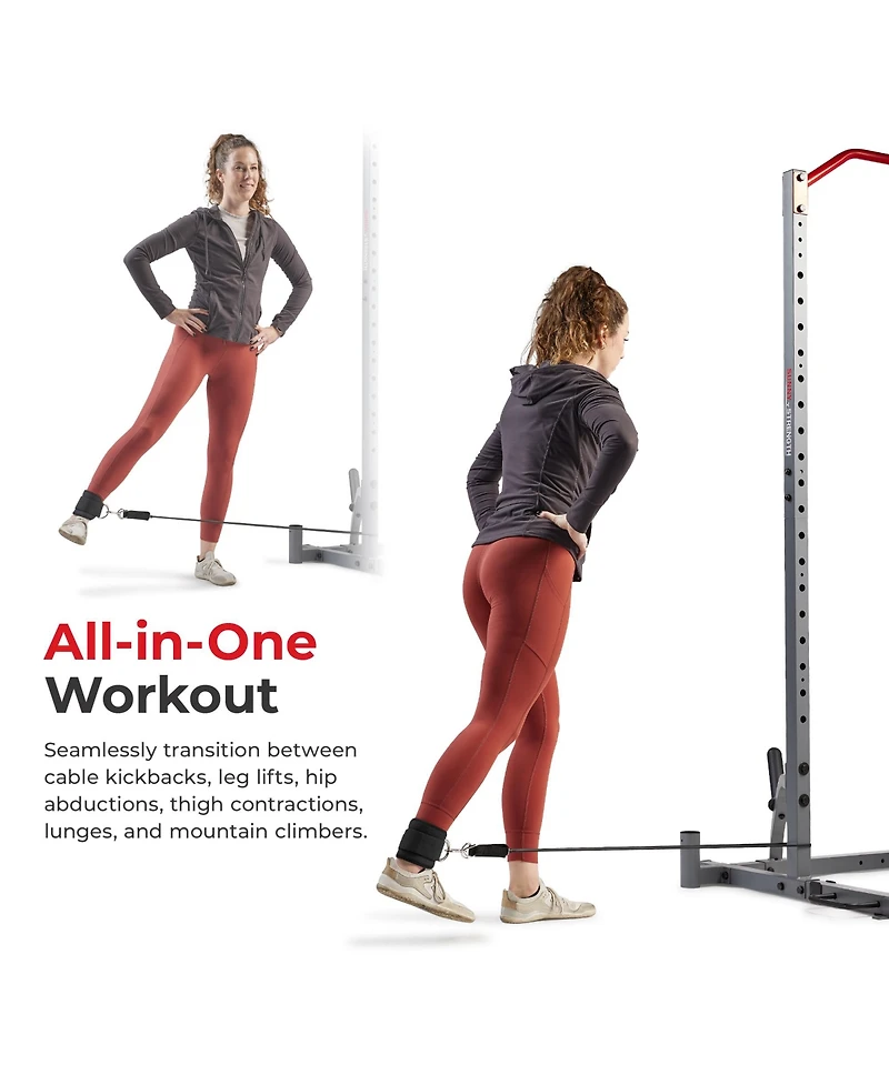 Sunny Health & Fitness Resistance Tube Set, 10-50LBs