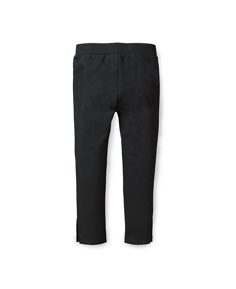 Hope & Henry Baby Girls Button Cuff Ponte Pant