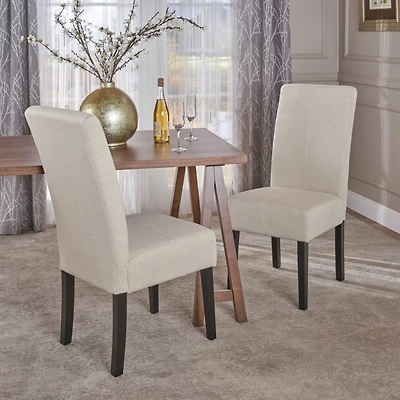 Simplie Fun Dining Chairs (Set Of 2): Contemporary, T-Stitch Design, Comfortable