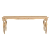Streamdale Vintage Extendable Dining Table with Removable Leaf