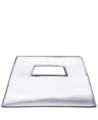 Nina Cut Out Handle Trapezoid Clutch