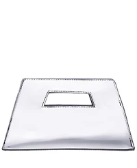 Nina Cut Out Handle Trapezoid Clutch