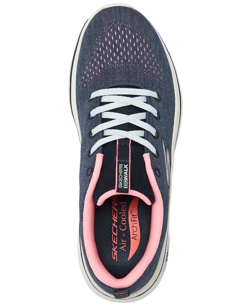 Skechers Women's Go Walk Arch Fit 2.0 - Vivid Sunset Walking Sneakers from Finish Line