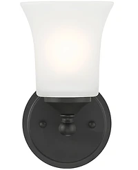 Designers Fountain Bronson 5.25" Metal 1 Light Wall Sconce