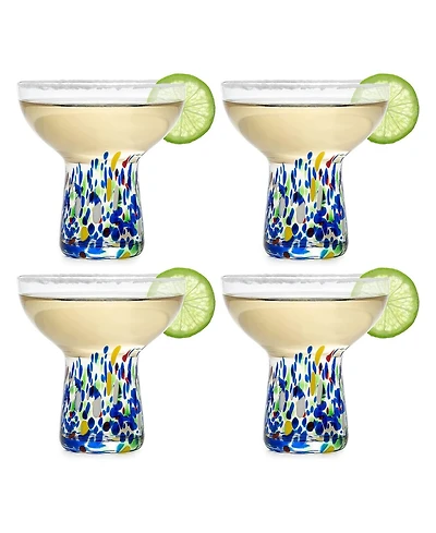 The Wine Savant Stemless Margarita Glasses Set of 4