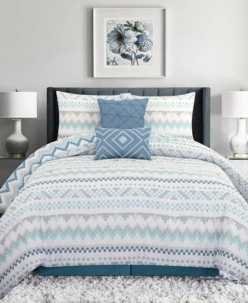 Stratford Park Nereida Geometric Comforter Sets