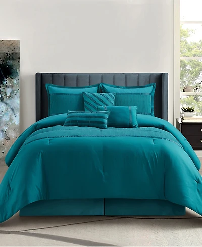 Closeout! Stratford Park Armani Reversible 7-Pc. Comforter Set, King