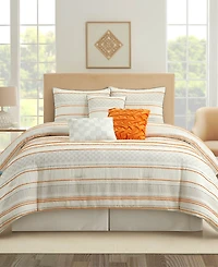 Stratford Park Klava Stripe 7-Pc. Comforter Set, California King