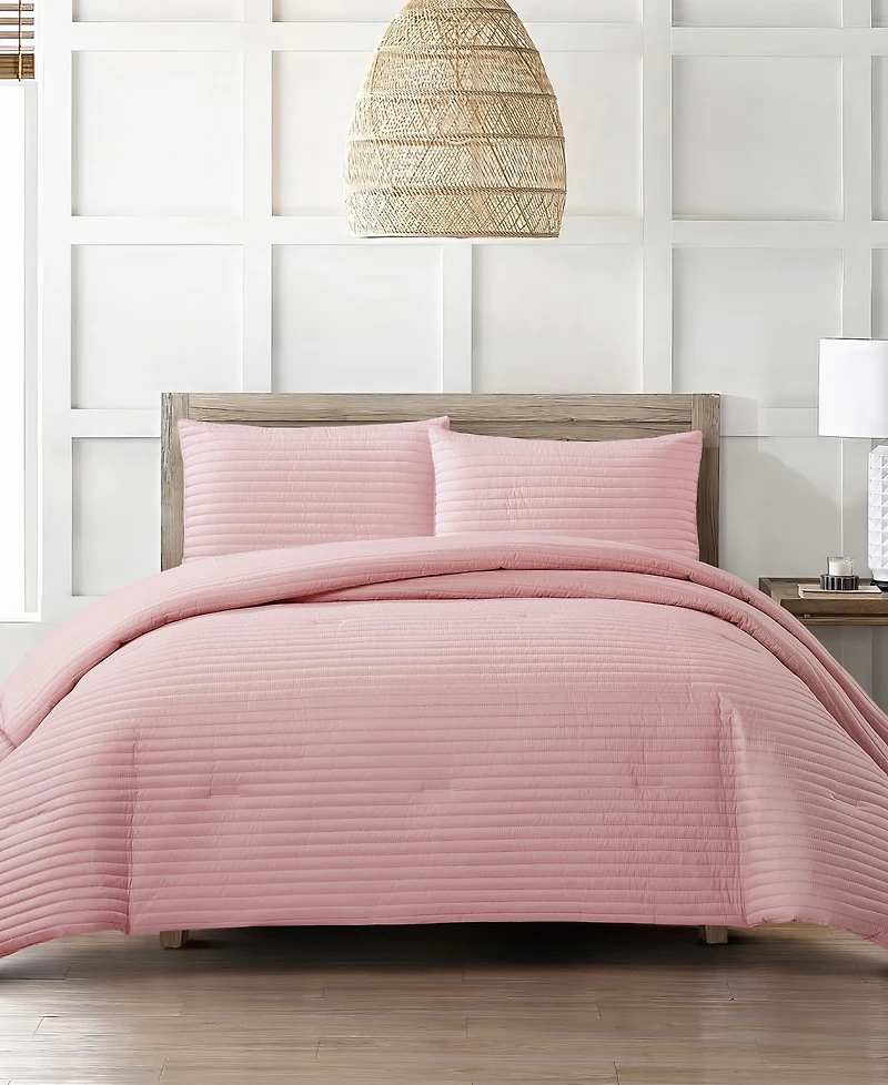 Stratford Park Felicia Stripes 3-Pc. Comforter Set
