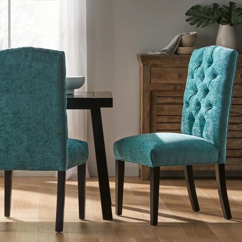 Streamdale Modern Upholstered Dining Chairs (2)