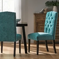 Streamdale Modern Upholstered Dining Chairs (2)