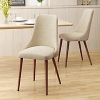 Streamdale Sabina Mid Century Dining Chairs (Set Of 2)