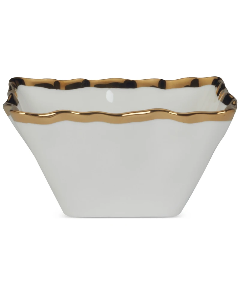 Certified International Regency Square Snack Bowls, Set of 4