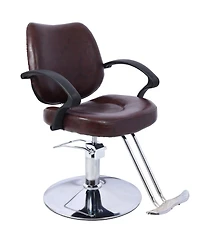 Simplie Fun Heavy-Duty Salon Chair with Hydraulic Pump and Barber Cape
