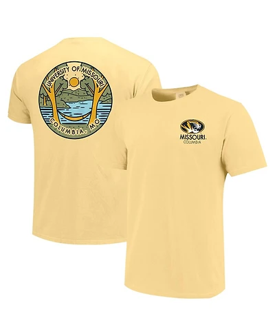 Image One Men's and Women's Gold Missouri Tigers Scenic Comfort Colors T-Shirt