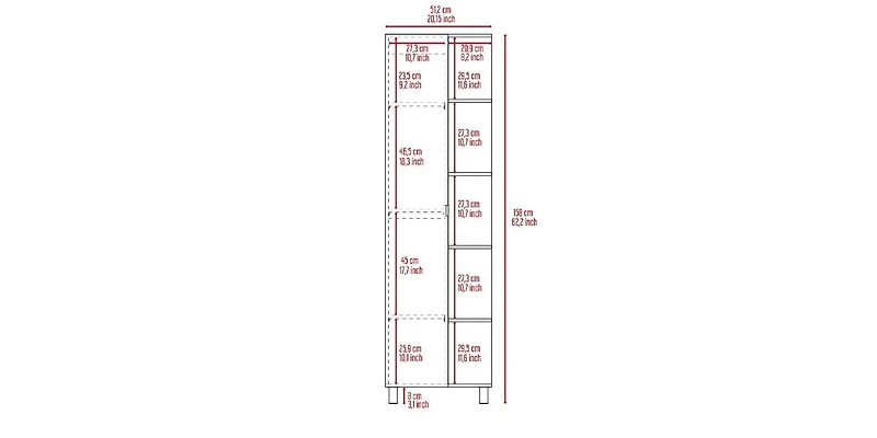 Fm Furniture Los Angeles Linen Cabinet