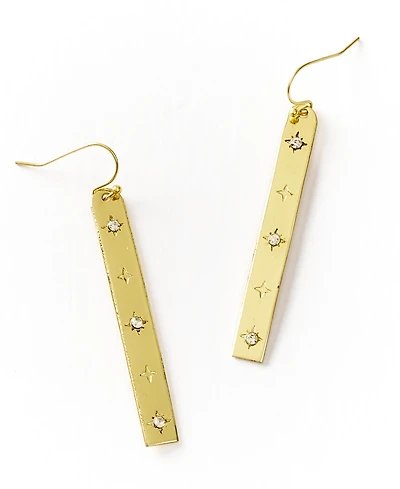 Matr Boomie Sitara Starry Long Linear Studded Earrings