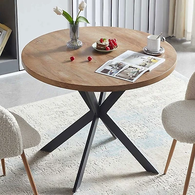 Streamdale Furniture 38" Minimalist Round Dining Table