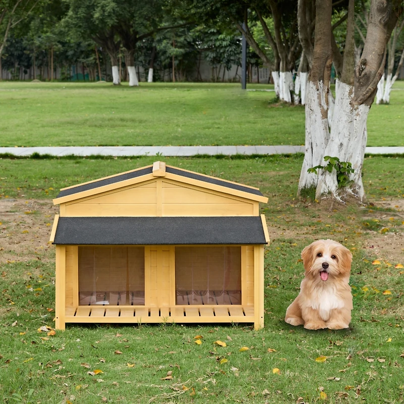 Streamdale Exquisite Porch Dog House Waterproof, Elevated, Adjustable