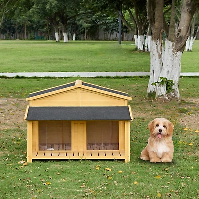 Streamdale Exquisite Porch Dog House Waterproof, Elevated, Adjustable