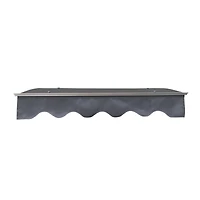 Streamdale 47" x 34" Polycarbonate Door Window Awning with Valance