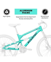 Streamdale Furniture 26" Aluminum Mountain Bike with 21-Speeds, Shock Absorption, and Disc Brakes