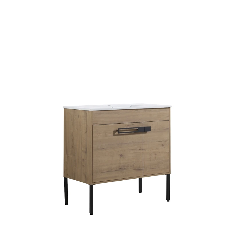 36" Freestanding/Floating Bathroom Vanity Cabinet (Sink Excluded