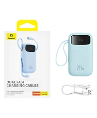 Baseus Portable Charger Power Bank,22.5W 10000mAh Fast Charging Phone Charger, Purple