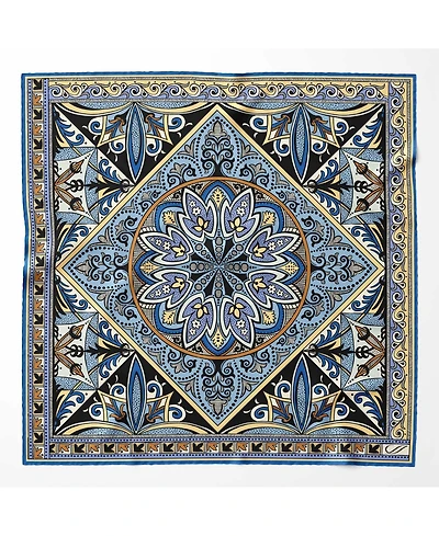 Capri - Hand Rolled Silk Neckerchief for Men