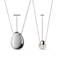 Ana Luisa Silver Pendant Necklace - Pebble Mini Silver