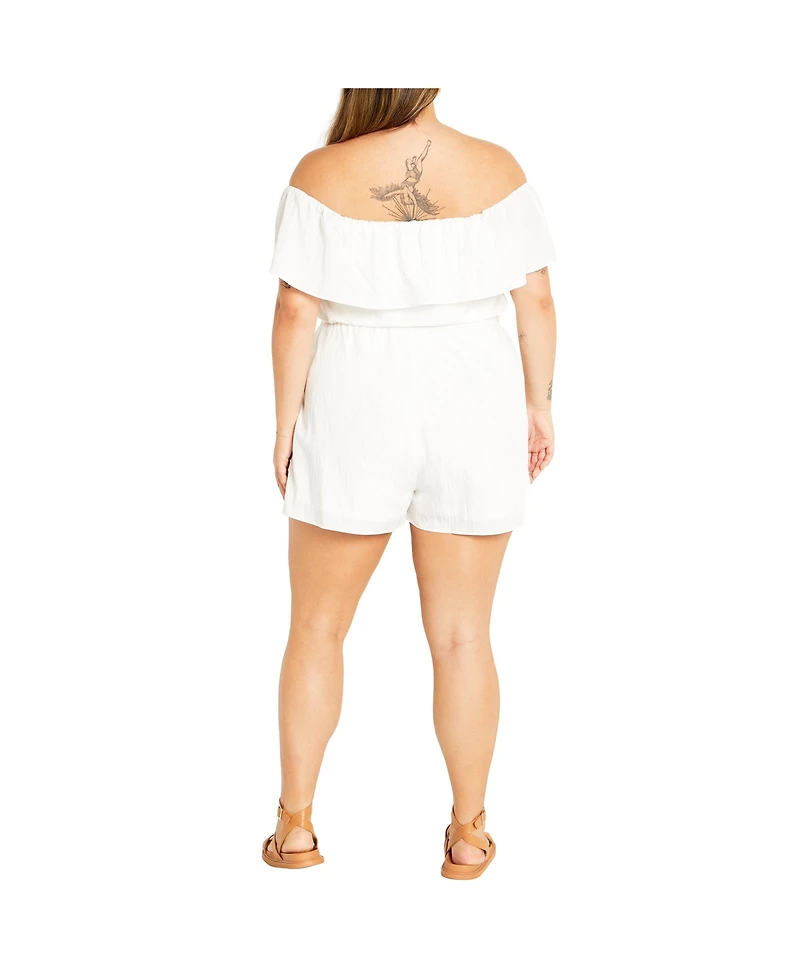City Chic Women's Kiki Playsuit