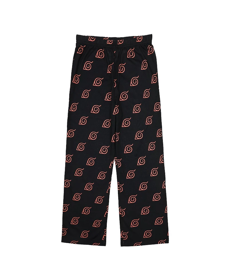 Naruto Boys Shippuden Hidden Leaf Youth Pajama Pants & Shirt Set